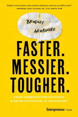 Bradley Akubuiro Book Faster Messier Tougher Communications Strategies